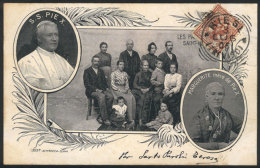 The Family Of Pope Pius X, Beautiful PC Sent From Riese To Argentina On 3/JUL/1906, Very Fine Quality! - Other & Unclassified