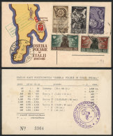 Special Card With The Set Of 5 Values Cancelled Osiedle 11/AP/1946, Excellent Quality! - Autres & Non Classés