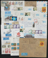 15 Covers + 1 Cover Front Posted Between 1993 And 1994, Most Sent To Argentina. Some Very Interesting Postages:... - Kasachstan
