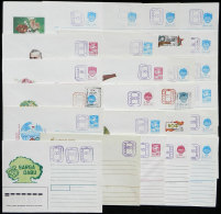 25 USSR Stationery Envelopes With Overprints, All Different, VF Quality! - Lettland