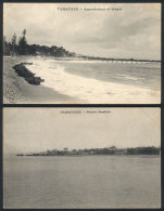 TAMATAVE: 2 Postcards With General Views, Circa 1910, Unused, VF Quality! - Madagascar