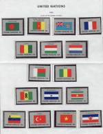 Years 1980 To 1989, Flags, Complete Never Hinged Sets Mounted On Album Pages, VF Quality, Yvert Catalog Value Euros... - Sonstige & Ohne Zuordnung