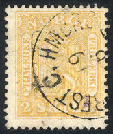 Sc.6, 1863 2S. Orange-yellow, Used, Very Nice Example, Catalog Value US$300 - Sonstige & Ohne Zuordnung