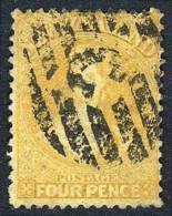 Sc.35a, 4p. With Star Watermark, Orange-yellow, Used, VF Quality, Rare, Catalog Value US$1,100. - Autres & Non Classés