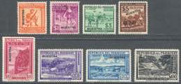 Yvert 386/393, 1940 2nd Conference On Chaco Peace, Cmpl. Set Of 8 Values With MUESTRA Overprint, Mint Lightly... - Paraguay