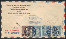 17 Airmail Covers Sent Between 1940 And 1944 To Argentina, With Very Nice Combinations Of Frankings, VF Quality! - Pérou