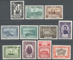 Sc.346/351, 1936 Centenary Of The Province Of Callao, Set Of 11 Values (without Airmail Sc.C13), VF Quality,... - Pérou