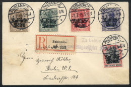 Registered Cover Sent From PABIANICE To Berlin On 1/JUL/1915, VF Quality! - German Occupation