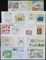 11 Modern Covers, All Sent To Argentina With SPECTACULAR POSTAGES, Each One With At Least One Souvenir Sheet, Very... - Sonstige & Ohne Zuordnung