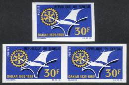 Sc.320, 1969 Rotary, Single And Pair, All With IMPERFORATE Variety, VF Quality! - Senegal (1960-...)