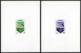 Sc.603/4, 1983 Rotary Club, Fish, Set Of 2 DELUXE PROOFS, Excellent Quality! - Senegal (1960-...)