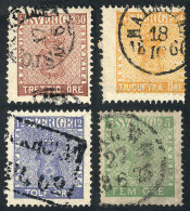 Sc.6 + 8 + 10 + 11, Used, Nice Cancels, VF Quality, Catalog Value US$82 - Sonstige & Ohne Zuordnung