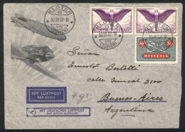 Airmail Cover Sent From Kloten To Argentina On 30/JUL/1937, Franked With 2.50Fr., Very Nice! - Autres & Non Classés