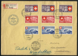 Registered Cover Franked By Sc.247/255, With Special Postmark Of The Zürich Exposition Of 15/MAY/1939,... - Sonstige & Ohne Zuordnung