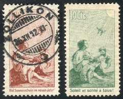 2 Cinderellas Of 1912, One Cancelled, The Other One Mint No Gum, Very Nice! - Sonstige & Ohne Zuordnung