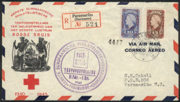 FDC Used In Paramaribo On 24/FE/1946, Topic RED CROSS, VF Quality! - Surinam