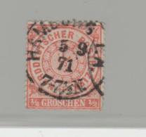 NdpMi.Nr.15  /  NORDDEUTSCHER-POSTBEZIRK -  HAMBURG Einkreis 5.9.71 - Used