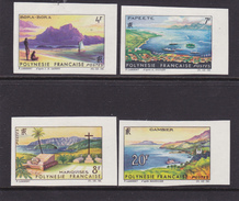 POLYNESIE  PAYSAGES NON DENTELES  MNH** - Unused Stamps