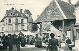 N°47504 -cpa Ecouché -le Marché- - Ecouche