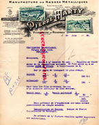 12 - VILLEFRANCHE DE ROUERGUE-BELLE FACTURE HENRI PIERRE MARTY-MANUFACTURE NASSES METALLIQUES- NASSE- 1956 - Petits Métiers