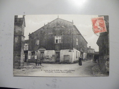 A434. CPA..85. Canton De St-HILAIRE-des-LOGES.FOUSSAIS. Curieuse Maison. (1552)  Beau Plan Animé. Ecrite & Voyagée 1913 - Saint Hilaire Des Loges