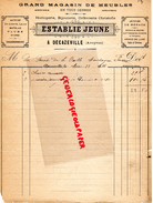 12 - DECAZEVILLE- FACTURE ESTABLIE JEUNE- GRAND MAGASIN MEUBLES-HORLOGERIE BIJOUTERIE ORFEVRERIE CHRISTOFLE- 1886 - Petits Métiers