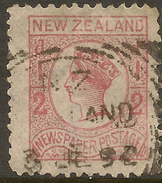 NZ 1873 1/2d QV Star Wmk SG 149 U #ZS136 - Usados