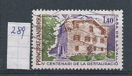 Frans-Andorra    Y /T     289     ( O) - Used Stamps