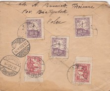 POLOGNE. COVER. 17 7 19.  REGISTERED TRZCIANNE TO SAARGEBIET GERMANY - Briefe U. Dokumente