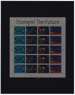 Transparent Photo Essay, USA Sc3417a Stamp In The Future Children’s Drawing, Space, Espace, Essai - Etats-Unis