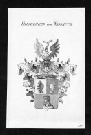 Freiherren Von Wassmuth - Waßmuth Wassmuth Wappen Adel Coat Of Arms Kupferstich  Heraldry Heraldik - Estampas & Grabados