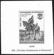 Austria/Autriche: Prova Per La Stampa, Proof For Printing, épreuve Pour L'impression, Gendarmeria Austriaca, Austrian Ge - Police - Gendarmerie