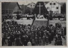 Niederuzwil - Grundsteinlegung Neuer Kirche 2. September 1934 - Stein