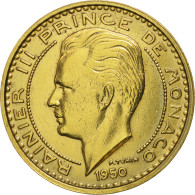 Monnaie, Monaco, Rainier III, 50 Francs, Cinquante, 1950, SUP, Aluminum-Bronze - 1949-1956 Anciens Francs