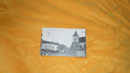 CARTE POSTALE ANCIENNE CIRCULEE DE 1906. / MONTESSON.- PLACE DE L'EGLISE. / CACHETS + TIMBRE. - Montesson