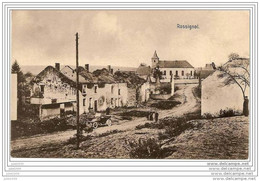 ROSSIGNOL ..-- GUERRE 14 - 18 .  Ruines . Carte Allemande .   Feldpost .  N° 186 . - Tintigny