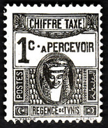 TUNISIE  -  Taxe N° 37   Régence De Tunis 1c  - NEUF* - Postage Due