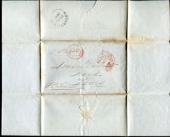 GREAT BRITAIN SUSSEX BRIGHTON LEWES 1840 PAID MARKS - ...-1840 Precursores