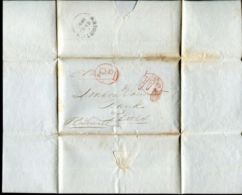 GREAT BRITAIN SUSSEX BRIGHTON LEWES 1840 PAID MARKS - ...-1840 Vorläufer