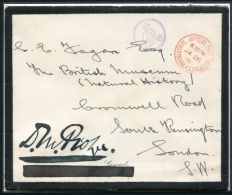 MOURNING COVER SANDRINGHAM OFFICIAL PAID GEORGE V BRITISH MUSEUM 1926 - Non Classificati