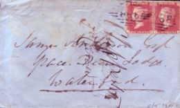 GB 1860 'THOMASTOWN' SKELETON CANCEL - Lettres & Documents