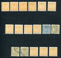 NEW ZEALAND POSTAL FISCAL 1940-58 HINGED MINT - Oblitérés
