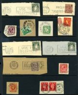 IRELAND SUPERB RAILWAY AND OTHER USEFUL POSTMARKS - Affrancature Meccaniche/Frama