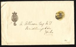 GREAT BRITAIN VICTORIAN PRE STAMPED COVER - Storia Postale