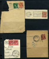 GB PAQUEBOT KE7 ,KG5, KE8 BRISTOL, DENMARK, EGYPT, US. - Used Stamps