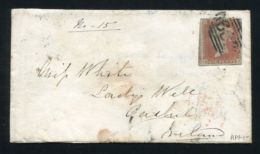 GB VICTORIA 1852 NAVY POST OFFICE PORTSMOUTH CASHEL IRELAND - Storia Postale