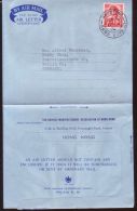 HONG KONG -"KWUN TONG " AIRLETTER - GERMANY 1970 - Lettres & Documents