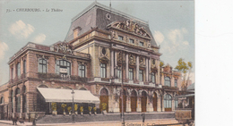 Cp , 50 , CHERBOURG , Le Théâtre - Cherbourg
