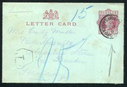 GREAT BRITAIN STATIONERY LETTERCARD BOER WAR ARMY POSTAGE DUE - Marcofilie