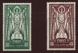 IRELAND 1937 HIGH VALUES ST PATRICK - Unused Stamps